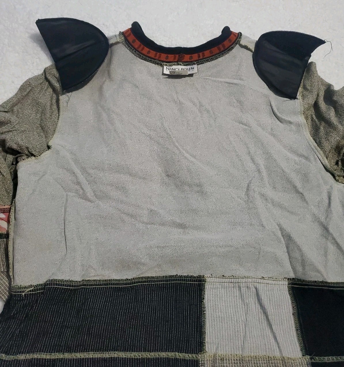 VTG Nancy Bolen City Girl Top And Skirt Set Sz XL