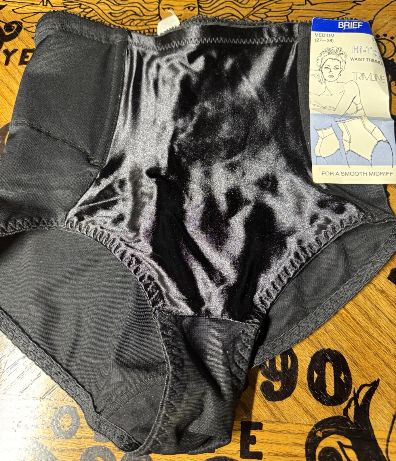 VINTAGE TRIMLINE HI TOP WAIST TRIMMER PANTY. SIZE MEDIUM 27/28. NEW!