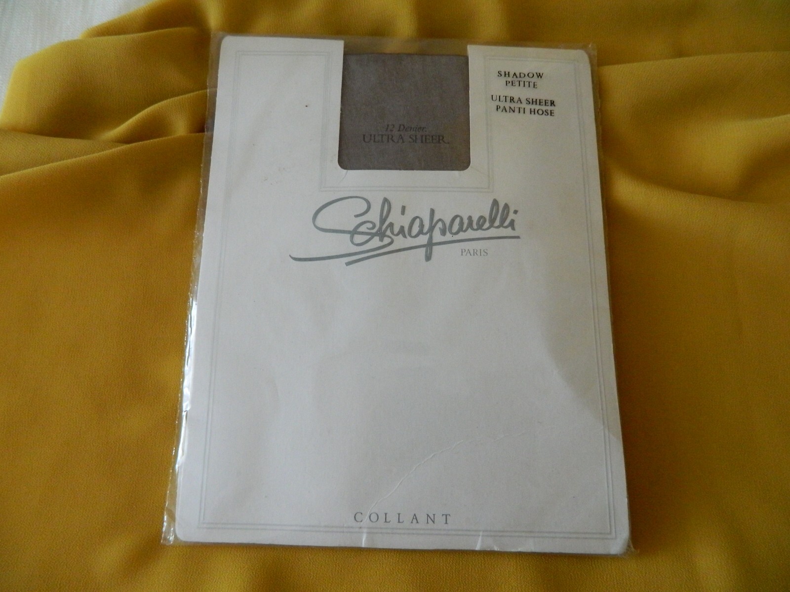 SCHIAPARELLI Paris Pantyhose Ultra Sheer SHADOW Pet,CHATEAU Pet,MYSTIQUE Ave,