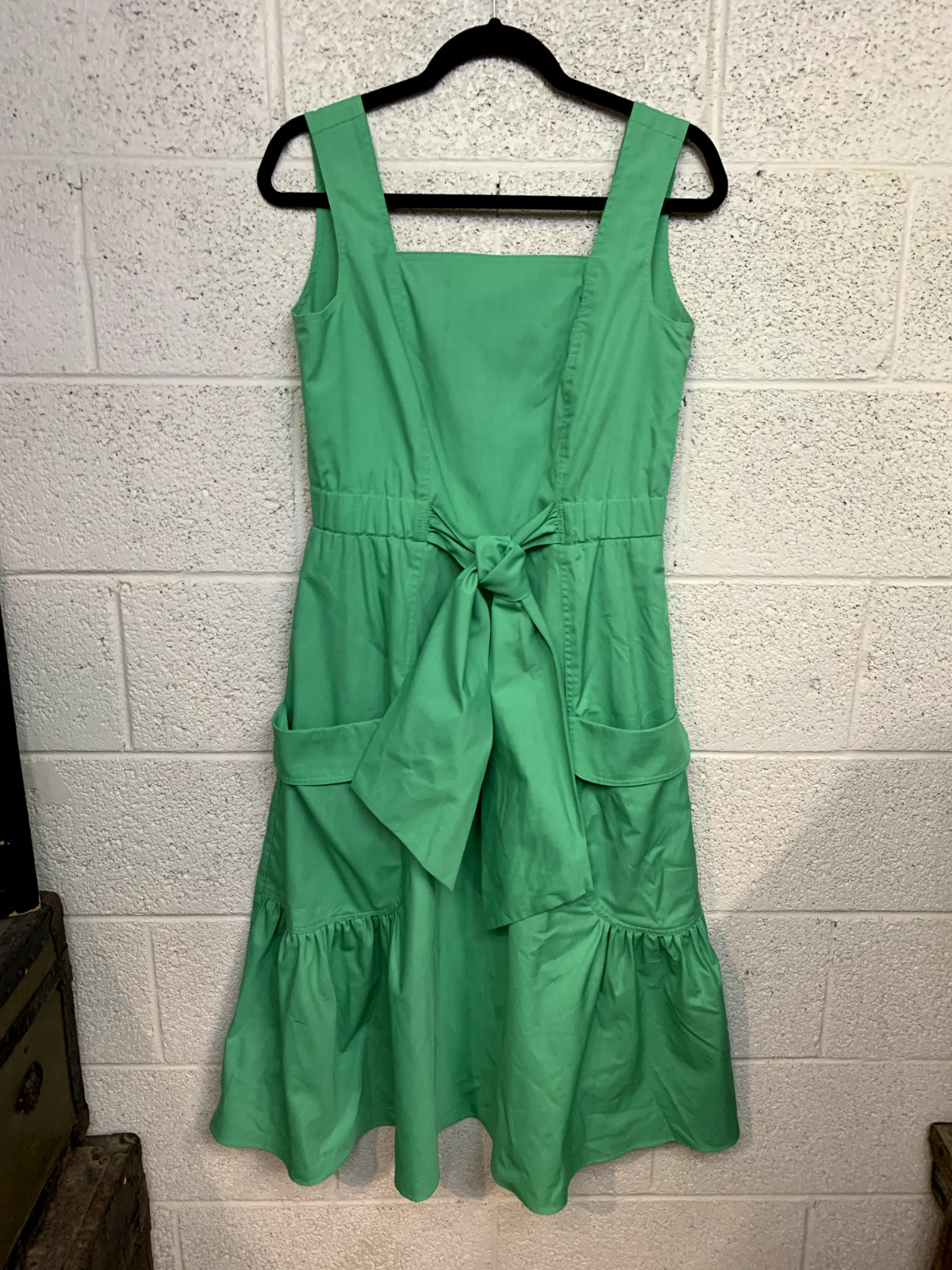 Vintage NRI by Ned Gould Kelly Green Fit and Flare Dress (6)