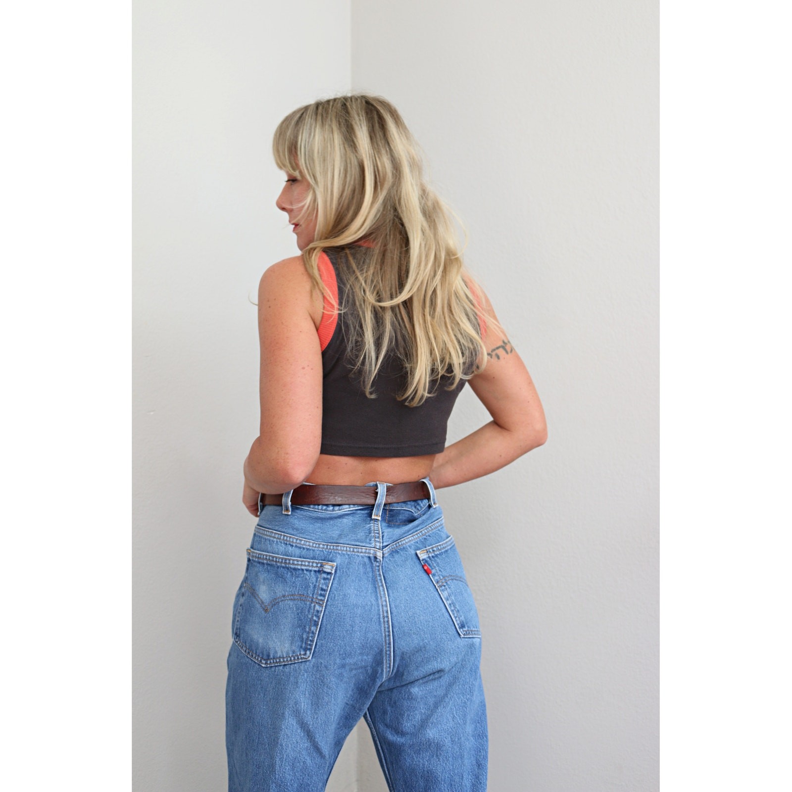 1990’s Vintage US Made Levi’s 501 Button Fly Jeans Women’s XL XXL 38″ 39″ Waist