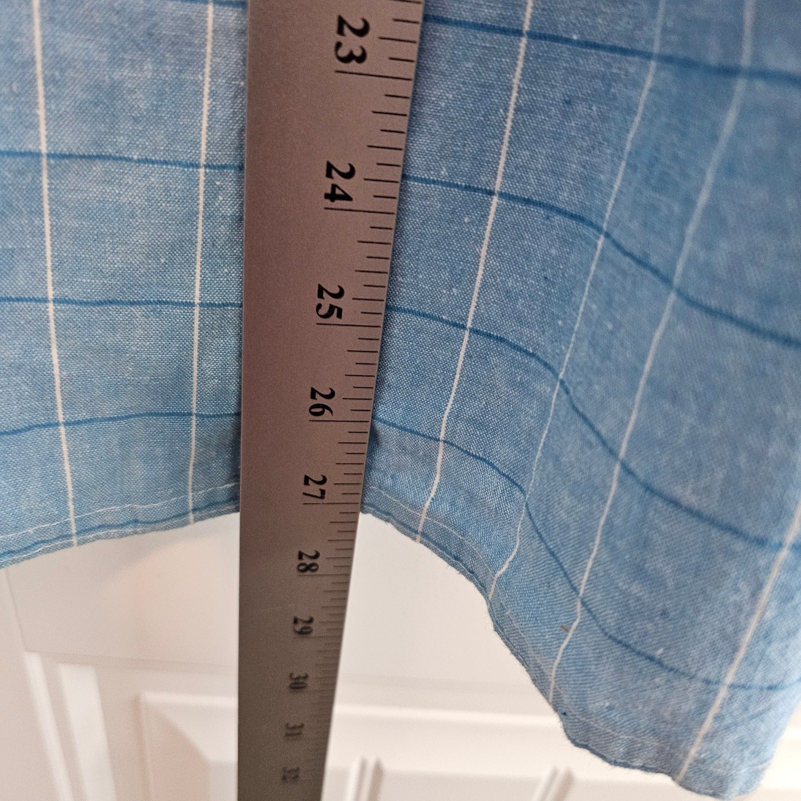 Vintage Liz Claiborne Skirt Women XSmall Blue Plaid Preppy Cottage Academia Twee