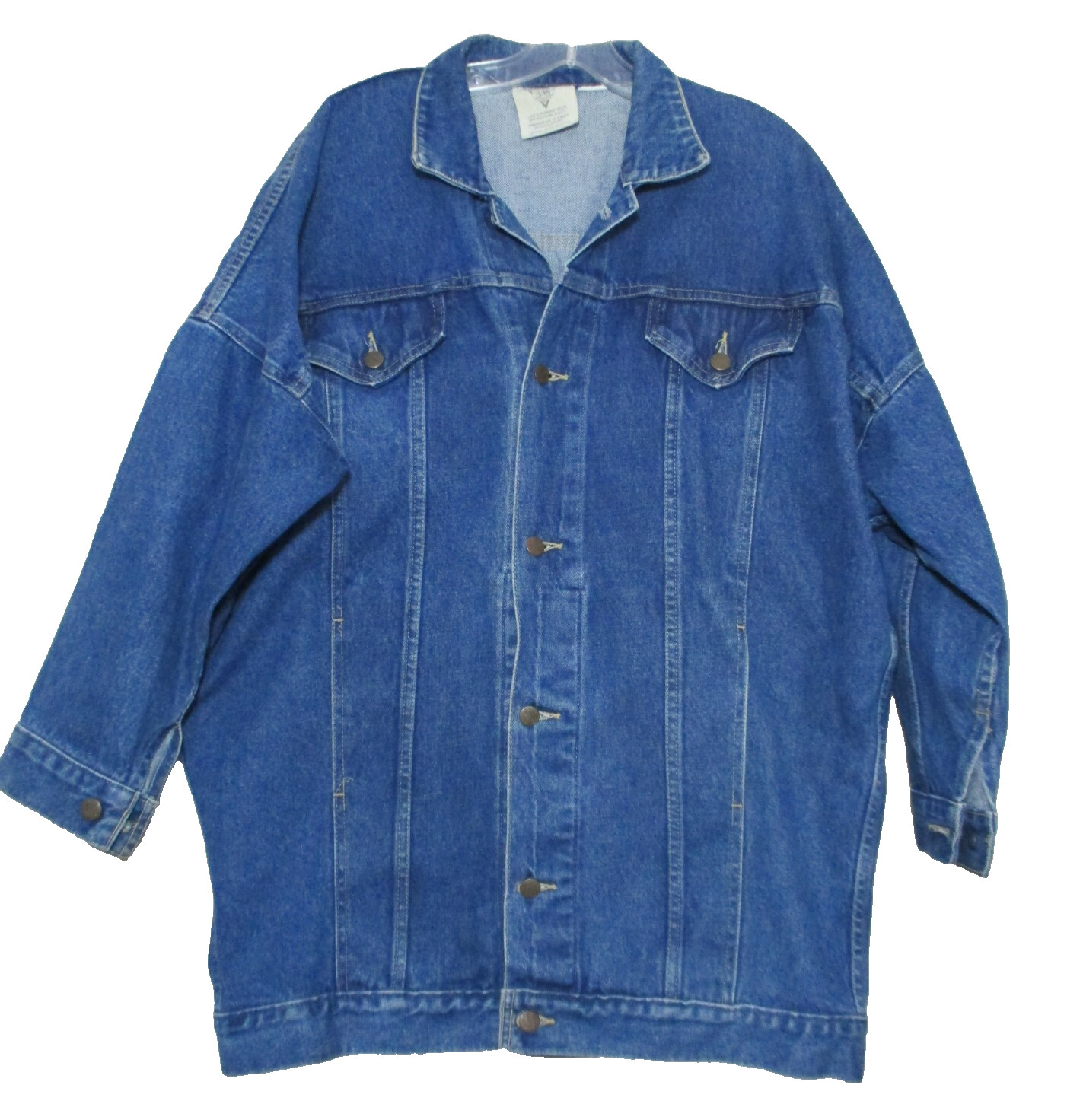 Vintage Limited Express Jean Jacket L Blue Cotton Denim Dolman Sleeve