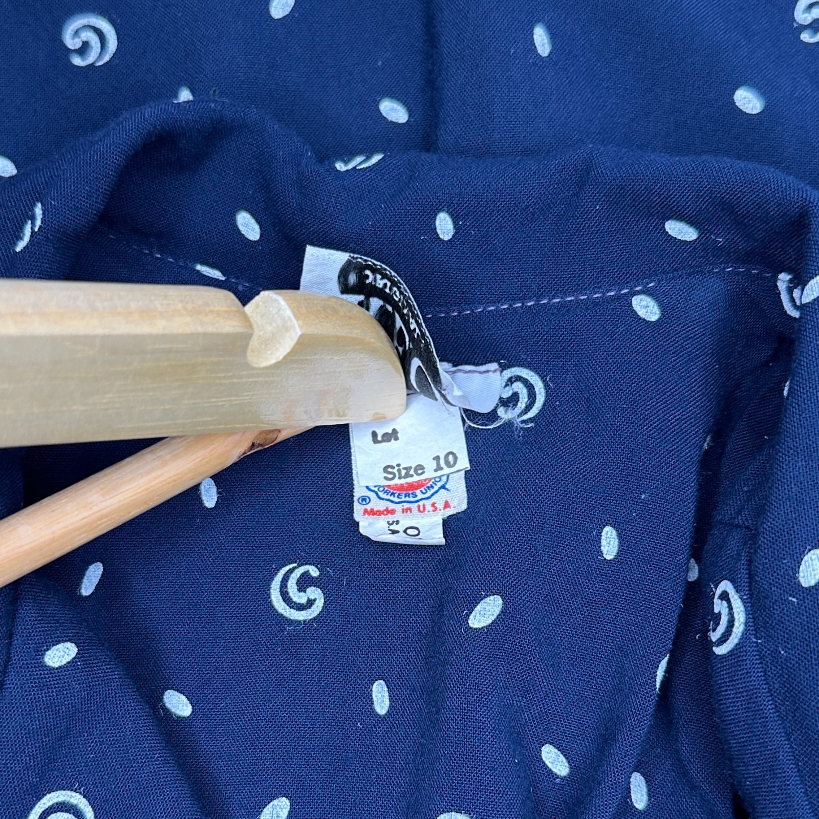 Vintage R.E.O. Originals Union Made Dress, 10. Polka dots 80s Preppy Library