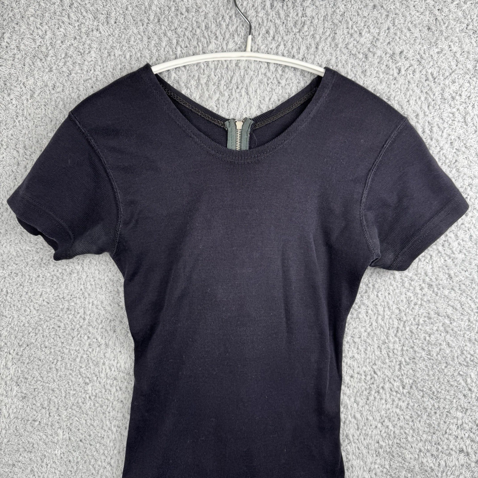 Vintage 1940s Women’s Bodysuit Leotard Swift Zipper Ballerina Dark Blue
