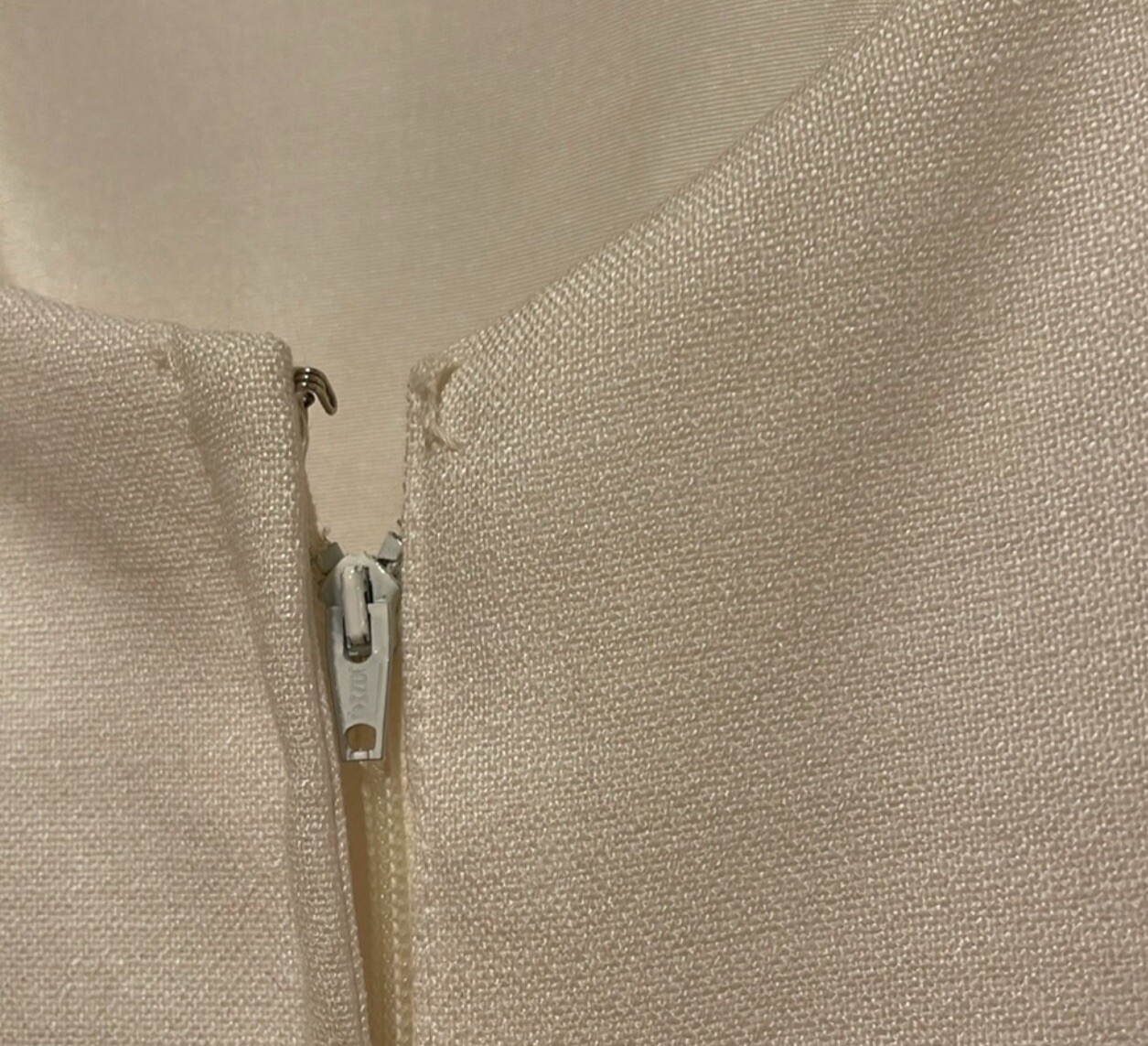 1960s Emma Domb Ivory Dress Size 13 Little Dirty