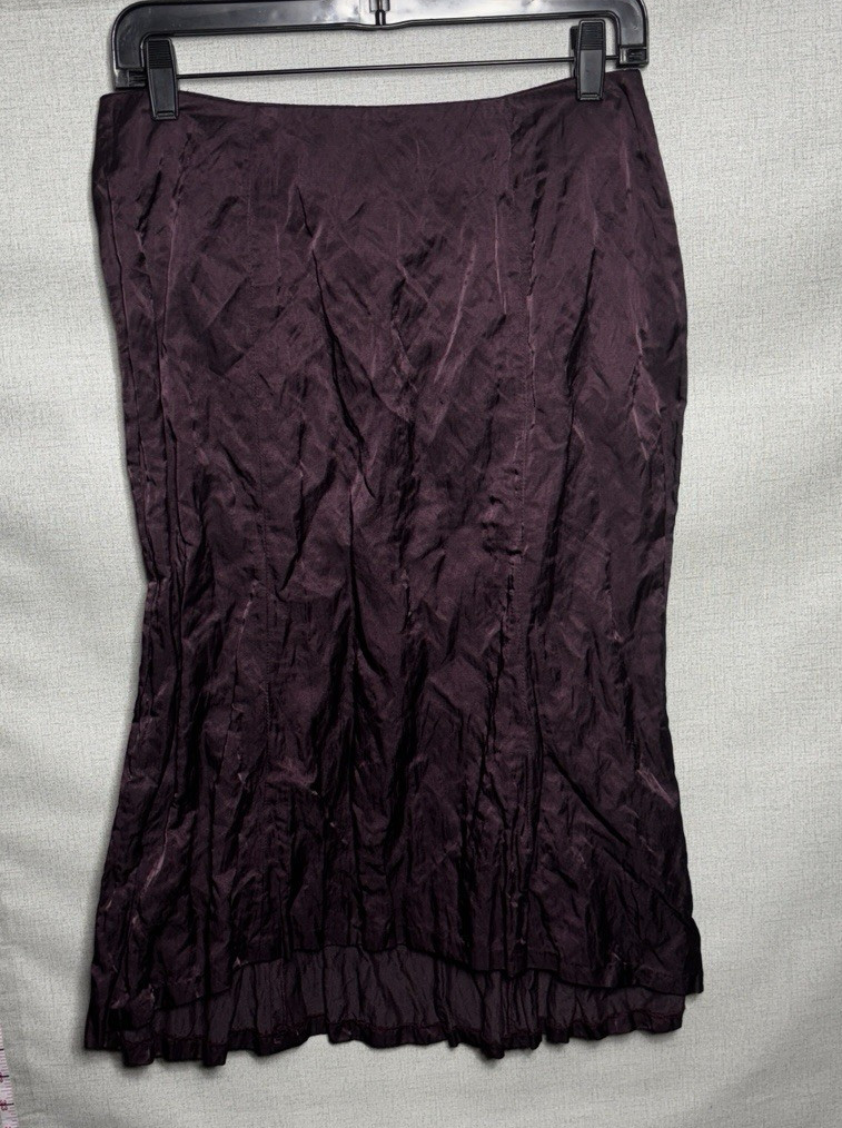 Vintage Clothe by Muriel Dombret 2 Piece Skirt Set 8 Plum Y2K Formal