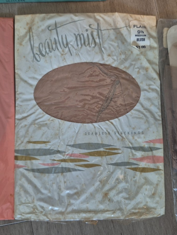 Vintage Hosiery Lot Of 4, Never Worn With Packaging & 2 boxes
