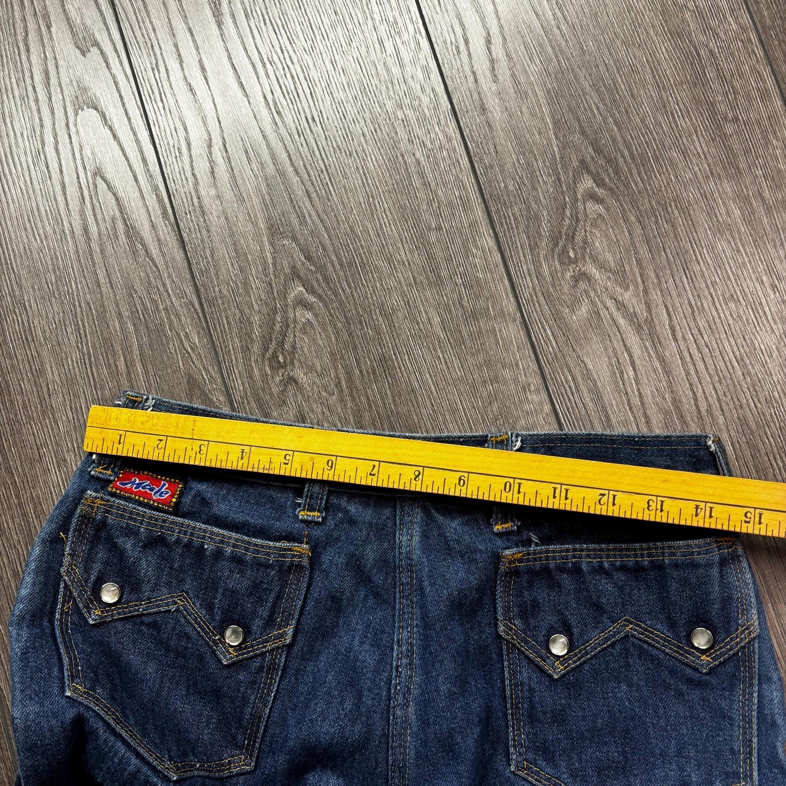 Vintage Male Pearl Snap 1970s Denim Jeans Western 30 x 28 Rare