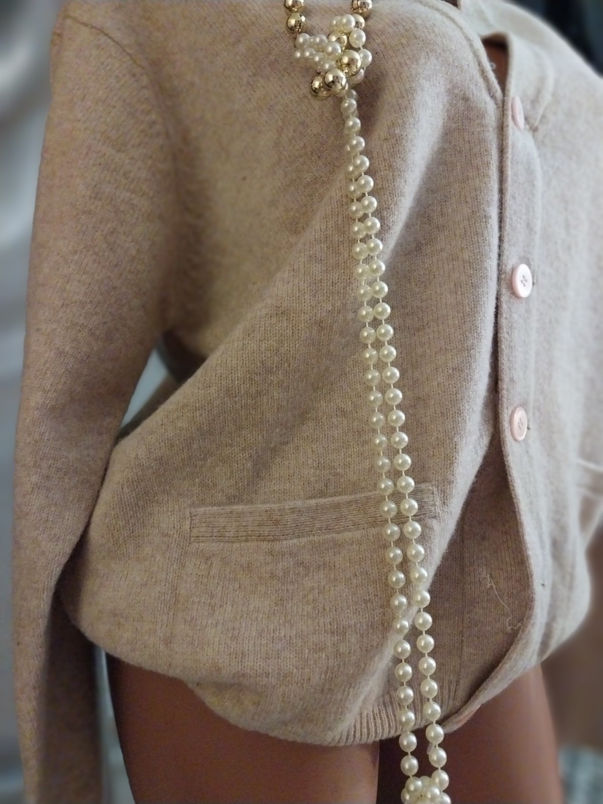 vtg Cardigan Dopio Cardigan 42 L NEW Kurt Kobain LAMBSWOOL