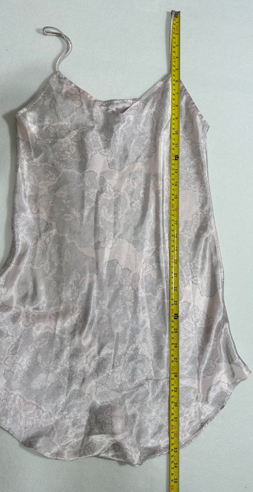 Vintage BODY DRAMA Pink Patterned Cami Slip Dress