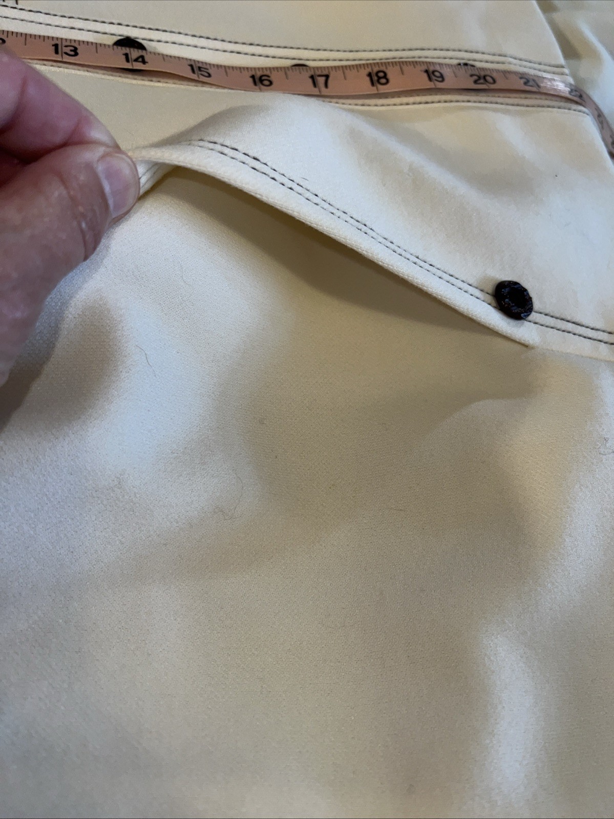 Vintage Custom Tailored By Nardis Of Dallas Blazer Jacket & Skirt Set Cream