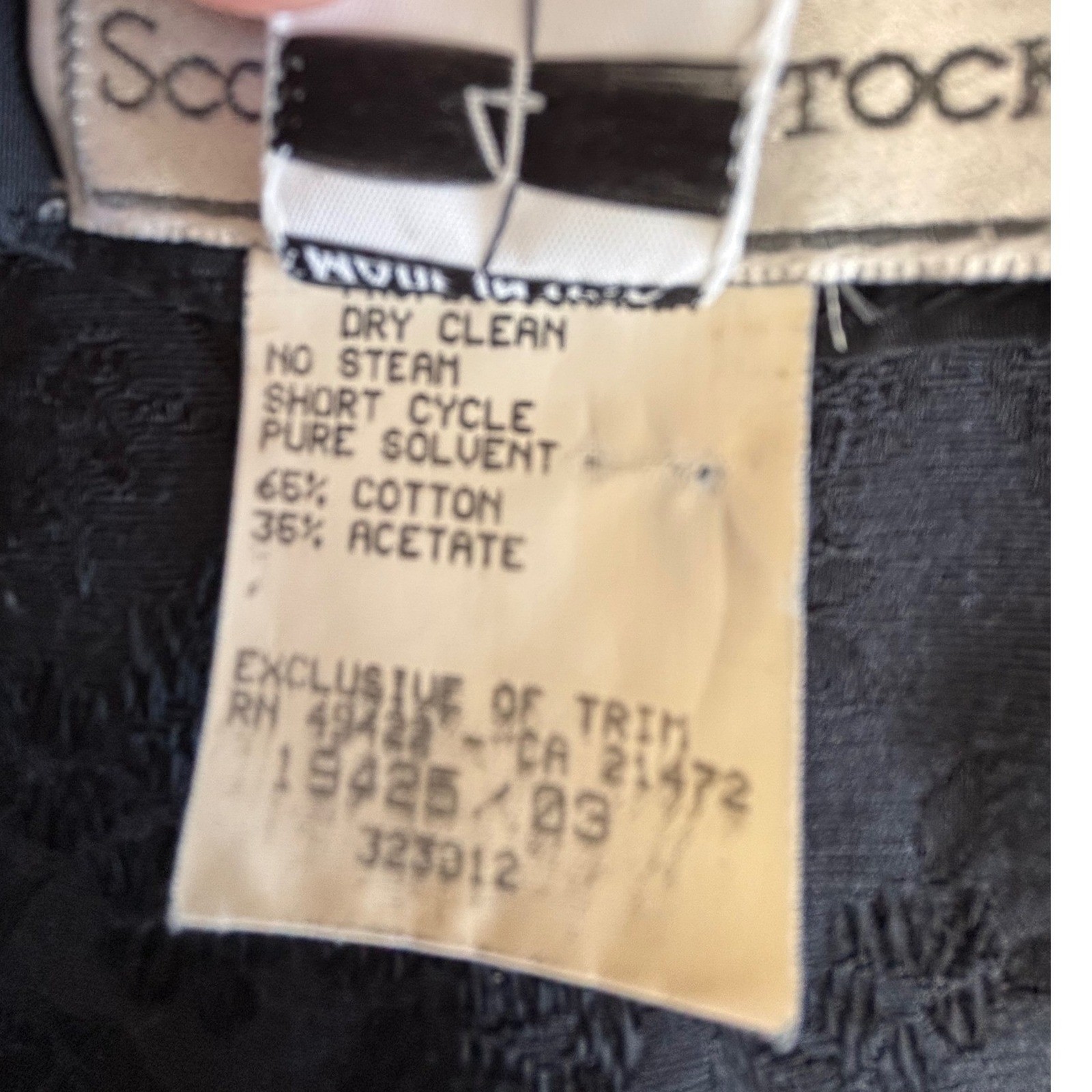 VTG Scott McClintock Damask Jacket S Shrug Whimsigoth Formal Elegant Bolero 4