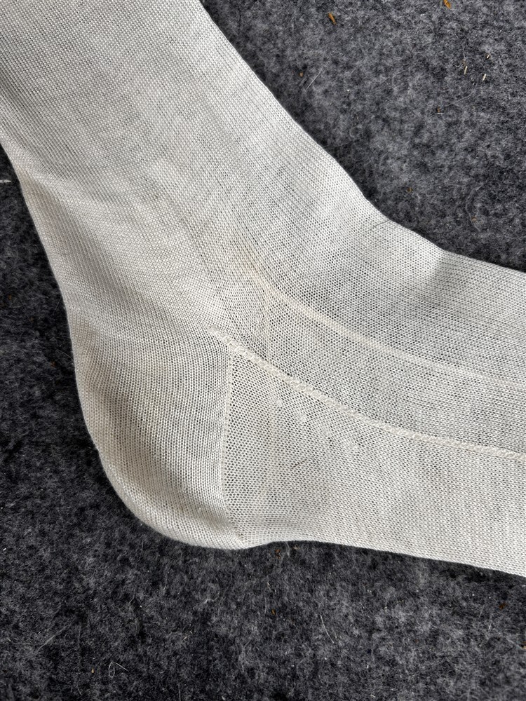 antique stockings women’s long white small 19thc original