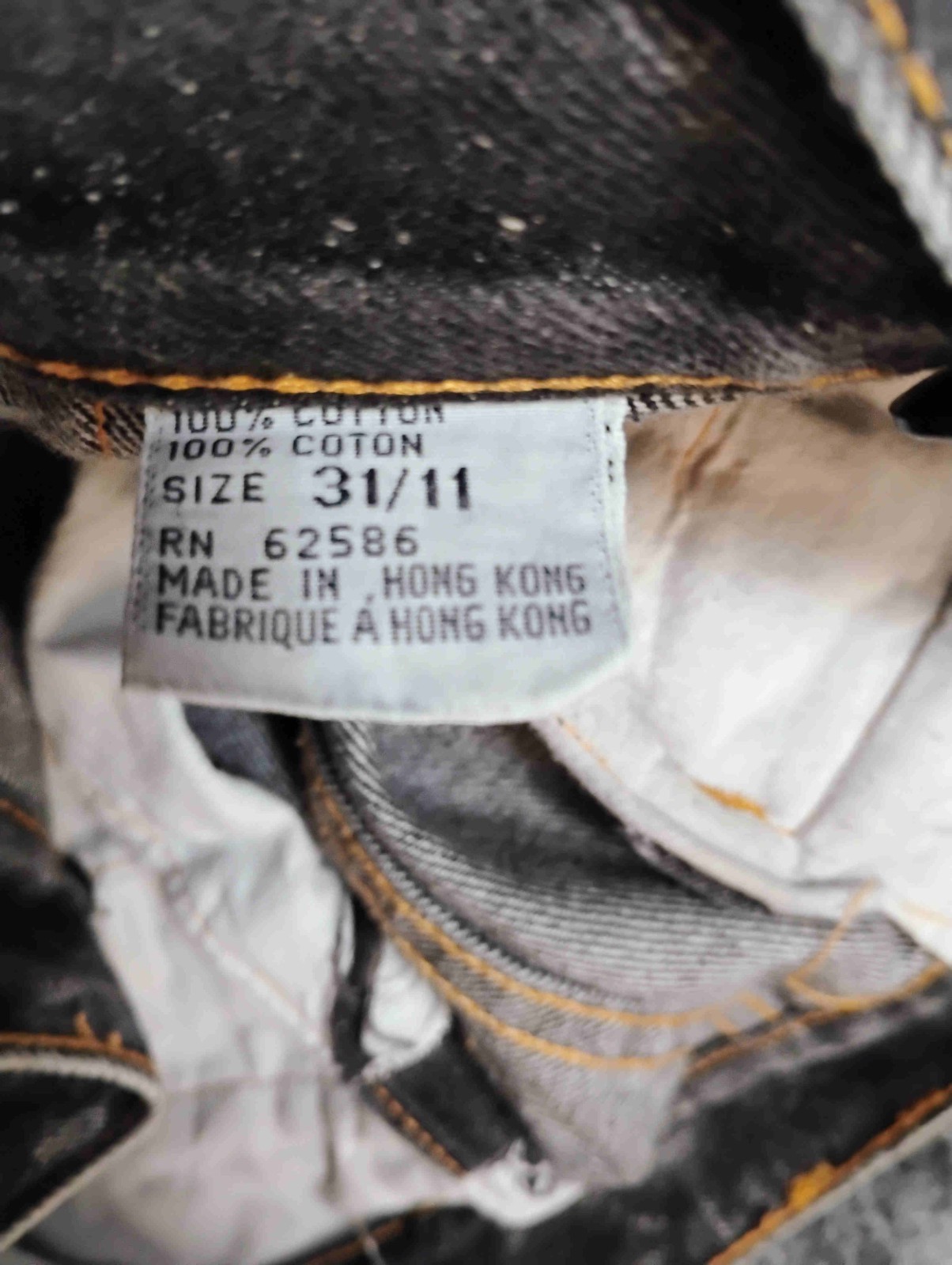 Vintage AJ’s Black Acid Wash Jeans Women’s 31 / 11 Long outer seam