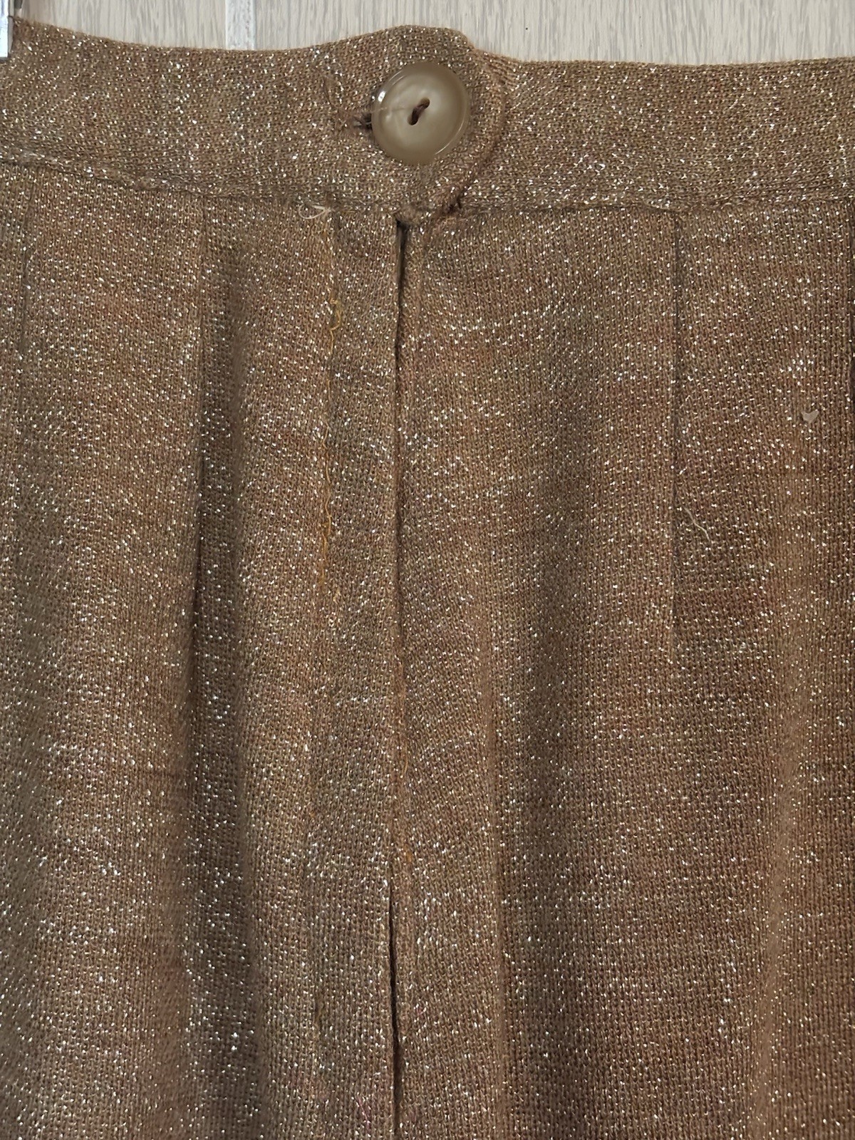 Vintage Marie Phillips Metallic 3 Piece Suit Women’s Jacket Skirt Top 1950s