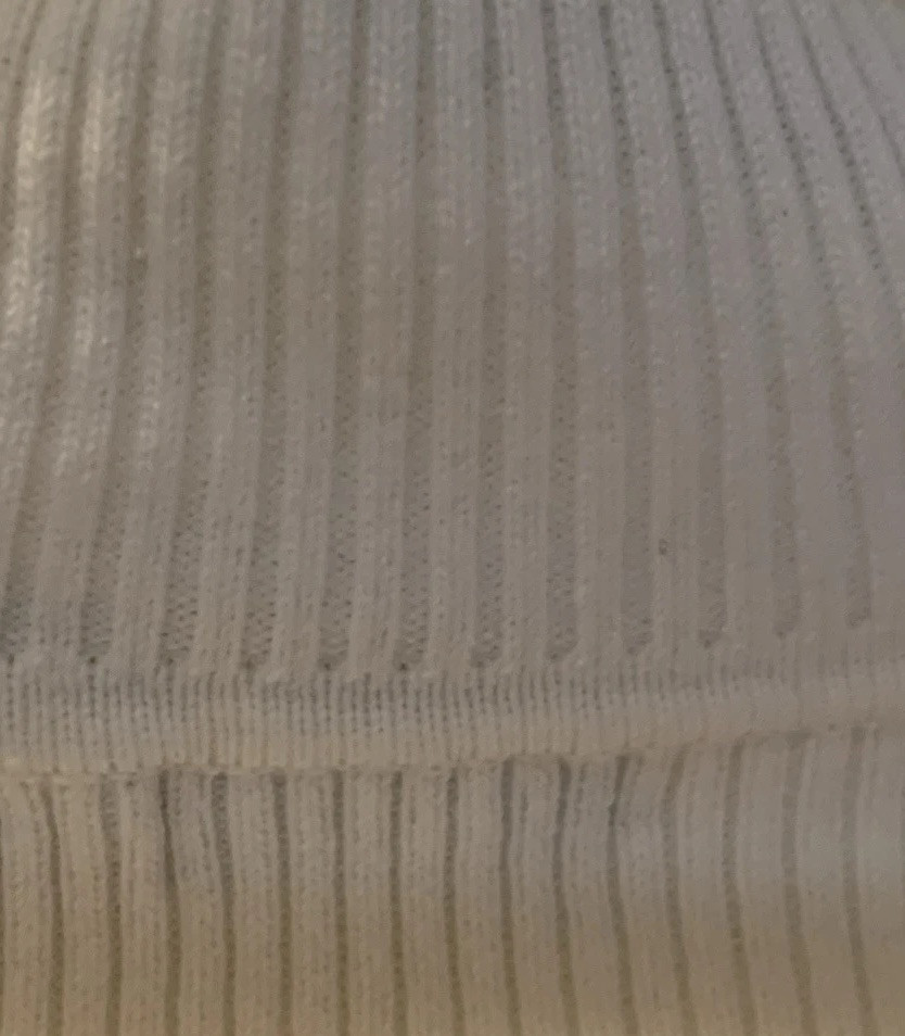 Vintage Victoria’s Secret Moda Intl. Sweater Dress Winter White Sz Large NWT