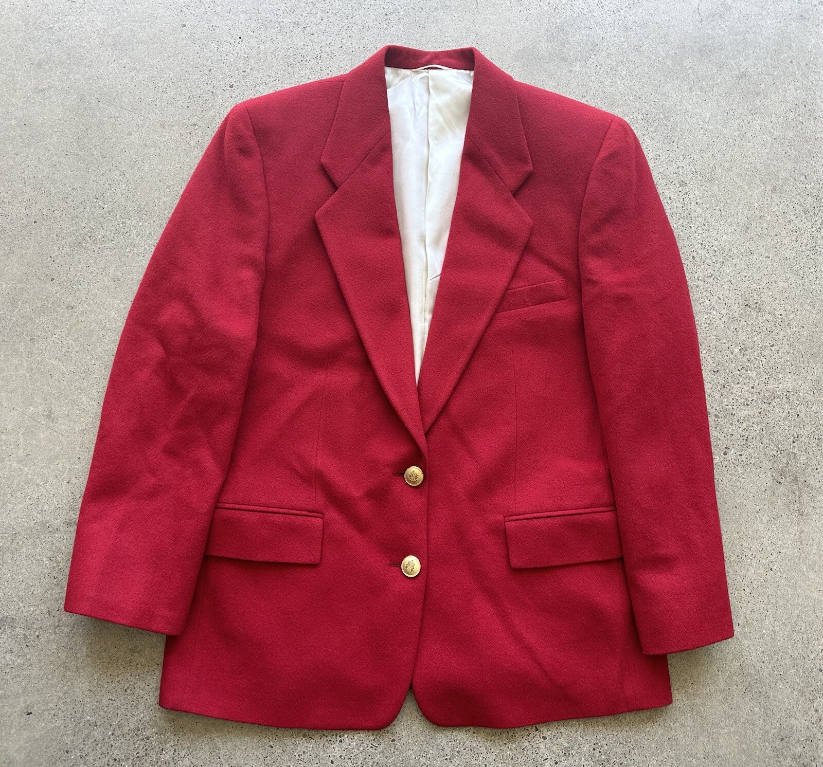 Vintage Pietxafes for Studio 121 Red 4-Pocket Blazer USA Made See Measurements