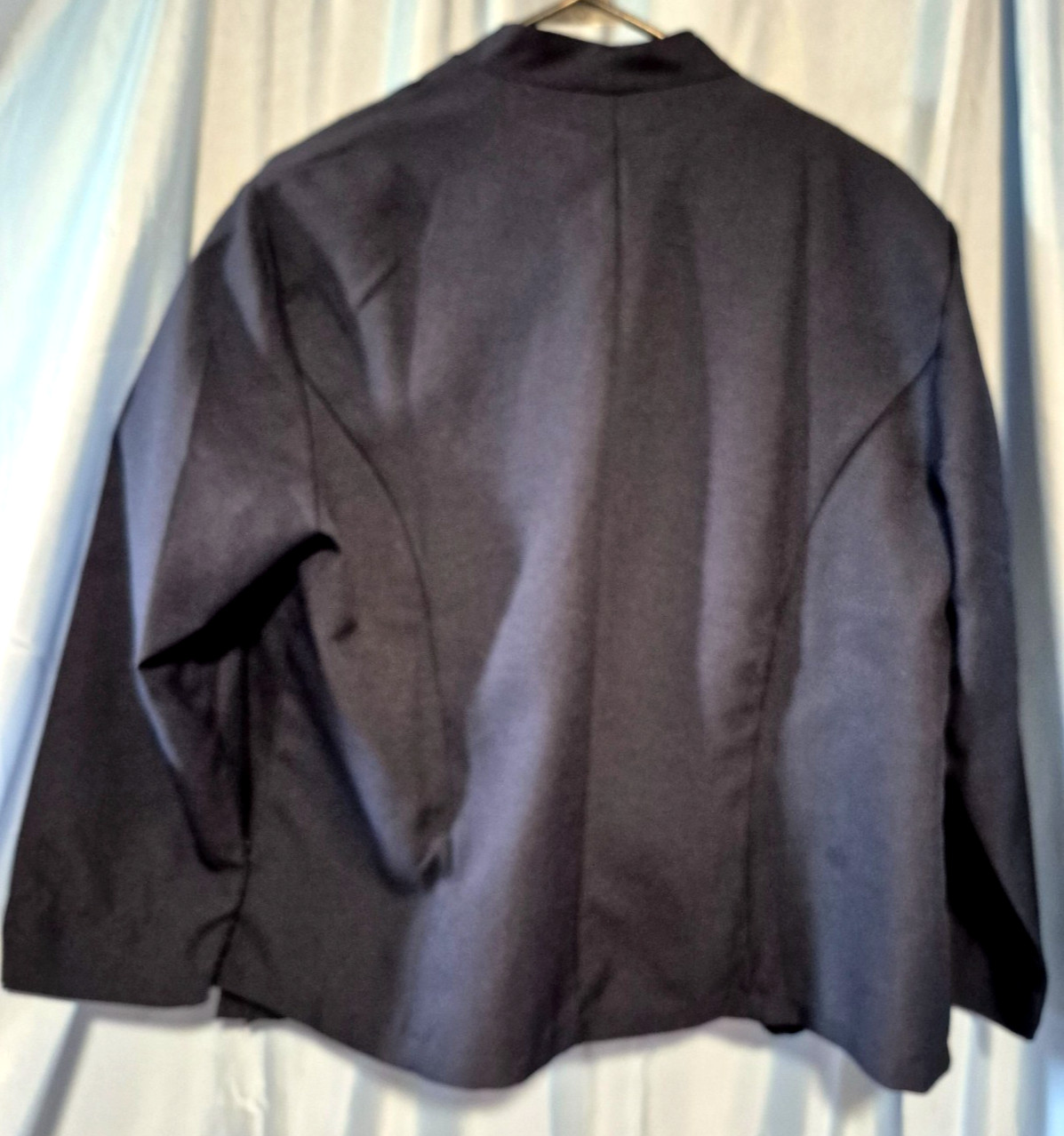 Salon Studio Haband Navy Blue Polyester 3 pc Pant Suit Women’s Petite PL VTG 90s