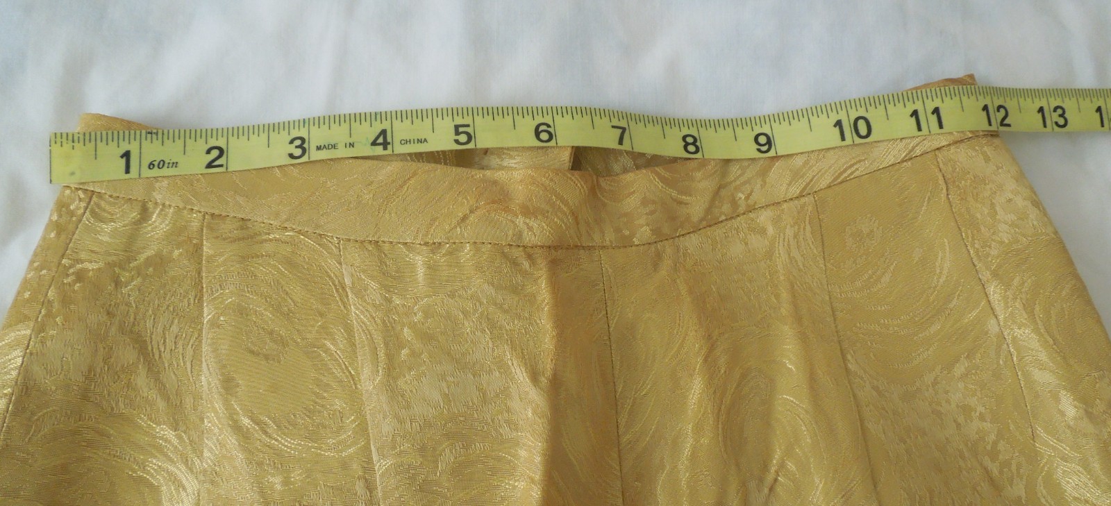 Vtg 60s KUKULUS Originals Gold Rose Jacquard Long Jacket & Pants ~ Sz 10 ~ NWT