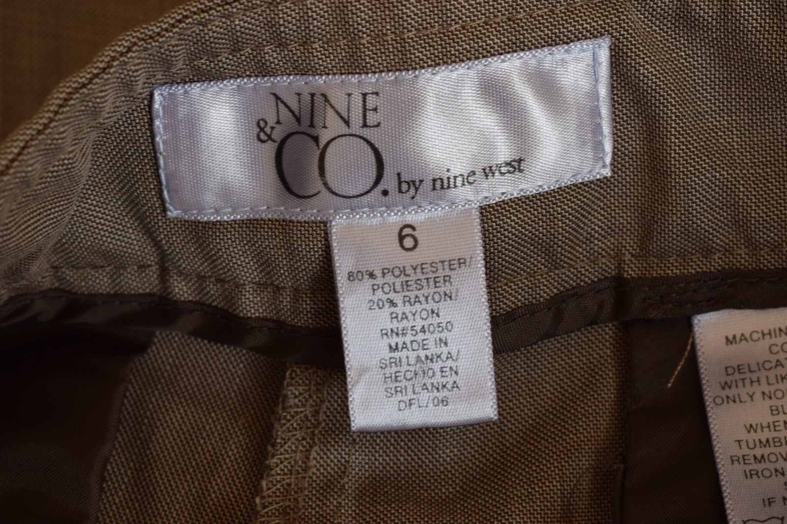 Vintage Y2K Poly/Rayon Flare Pants size 6 NINE and CO. by Nine West | 30 waist