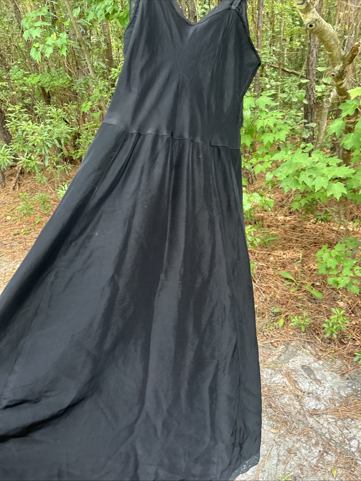 Vintage 1940/50’s Miss Elaine Precisionals Liquid Rayon Tricot in Black Size-S