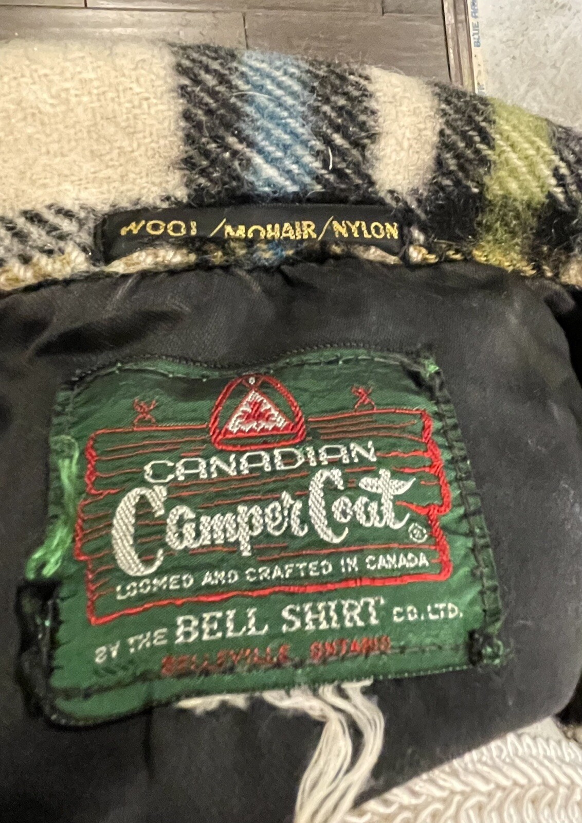 Canadian Wool Vintage Women’s Camper Coat Size Small GUC