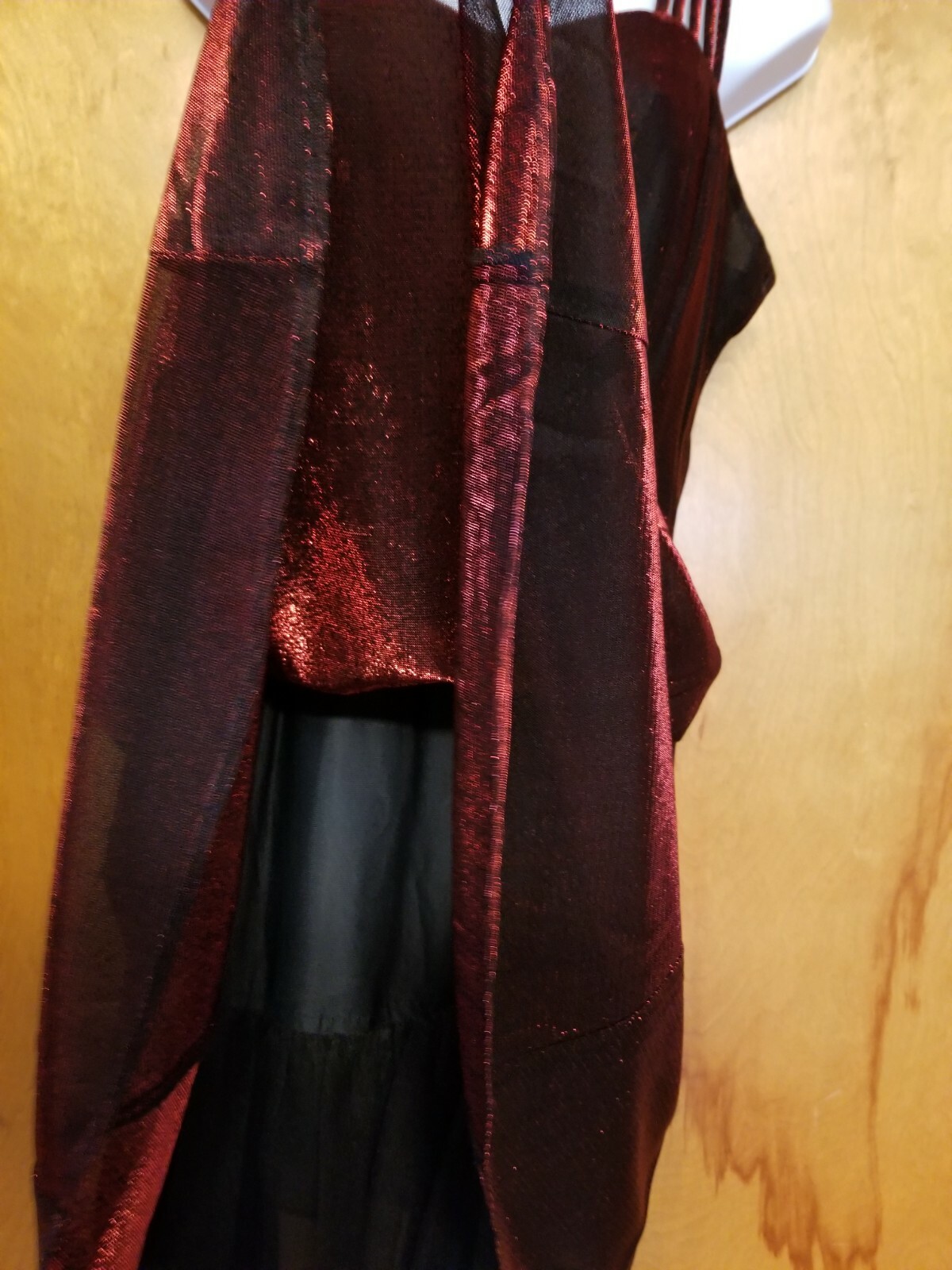 VTG All That Jazz Metallic Red Sparkle Cocktail Juniors Size 13/14 (Women’s M/L)