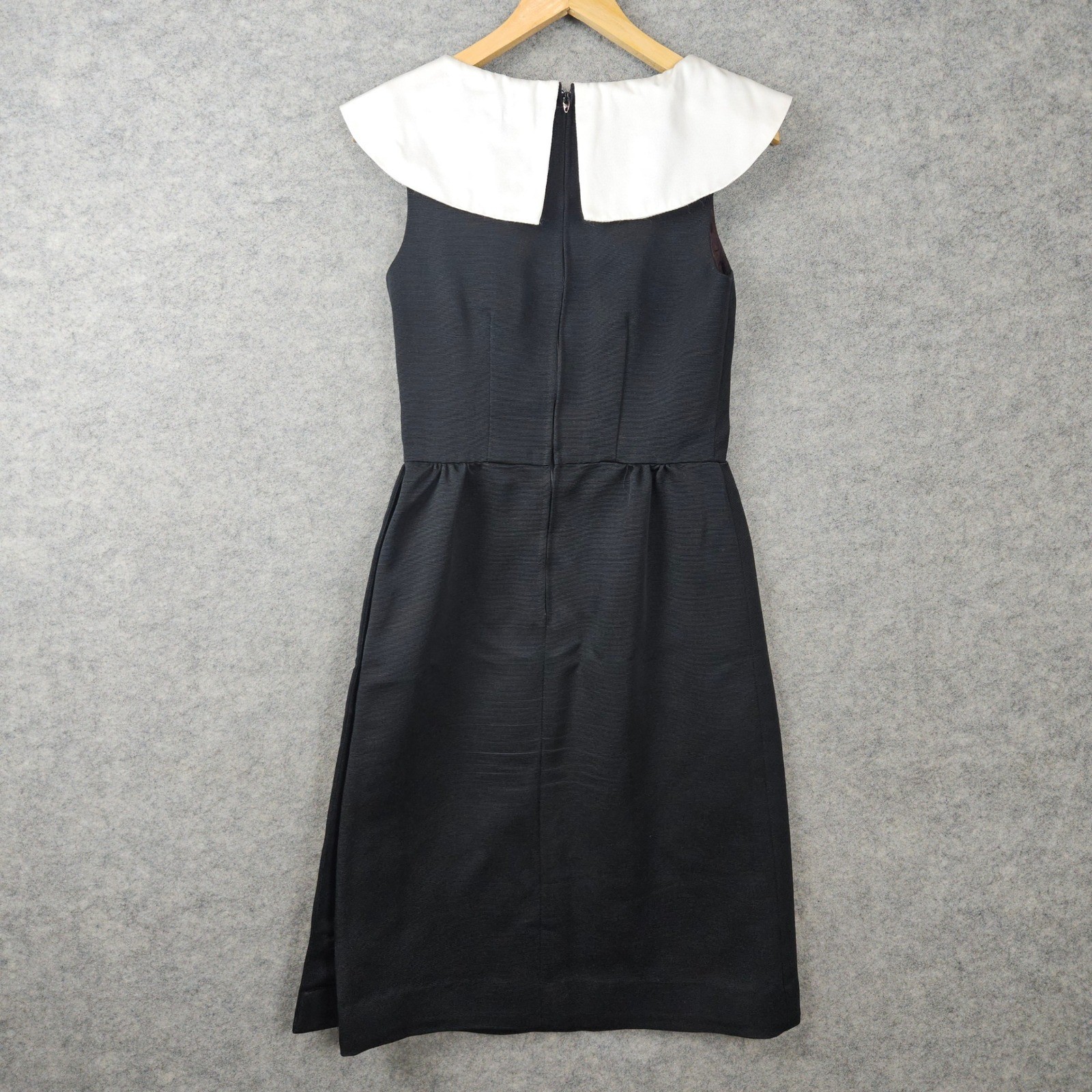 Act I New York Women’s Black & White Sheath Dress Size 7-8 Polyester Vintage Mod