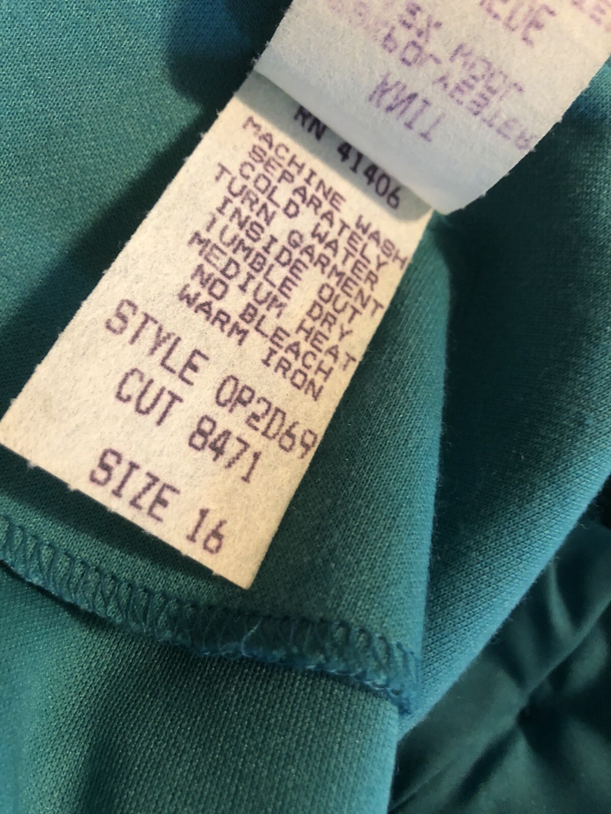 Petites By Willi Dress Vintage Size 16 Elastic Waist Fitted Look Cute Pockets