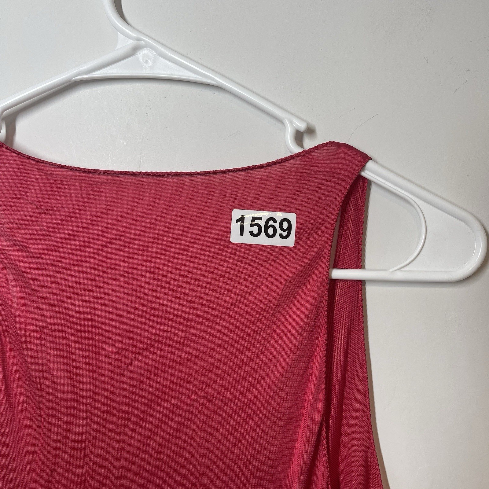 VTG Vanity Fair Negligee Maxi Night Gown Slip Dress Sz 36 Red Sexy Wrap Intimate