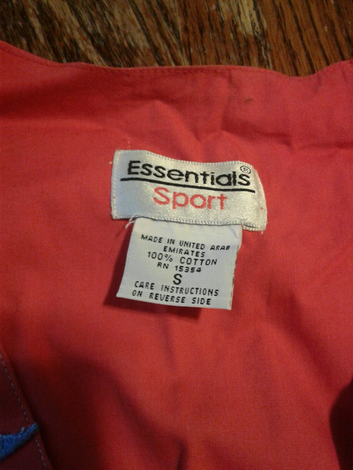 Vintage Womens Small Essentials Sport Red Vest Embroided Bugs (cb27)