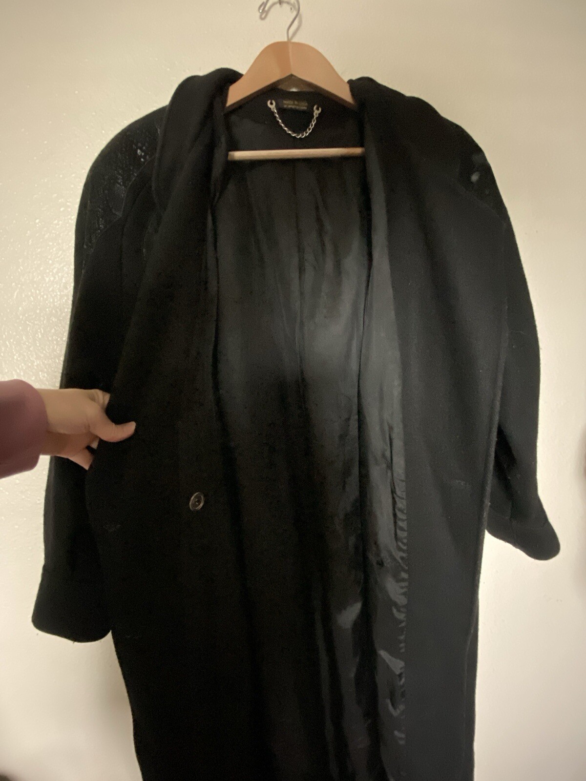 Vintage ILGWU Int Ladies Garment Workers Union Karizma Coat Snake Leather Sz 11
