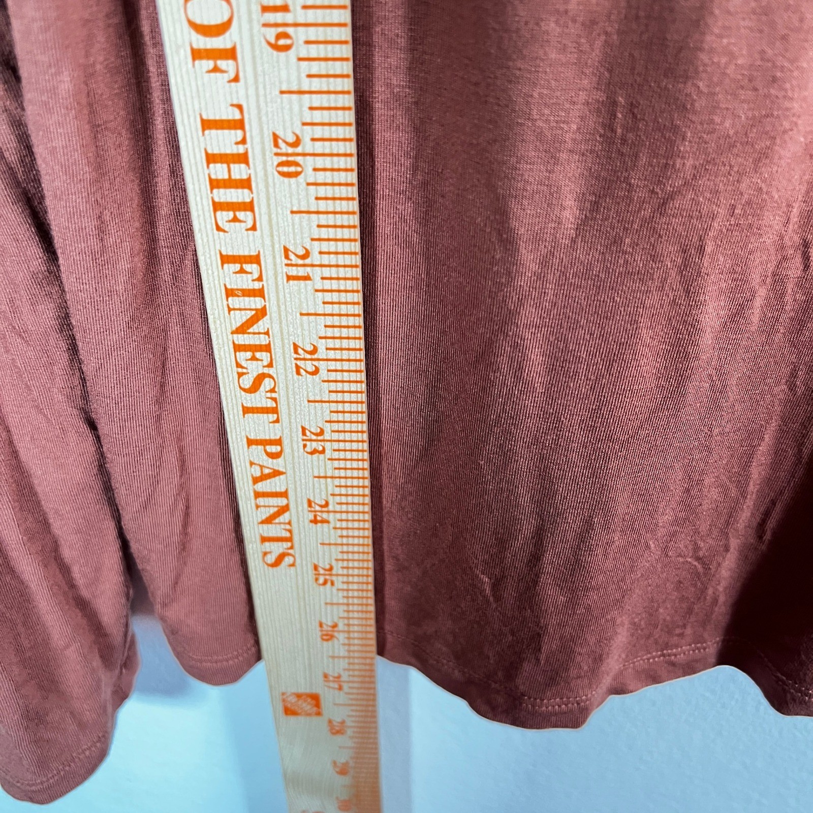 Aritzia Babaton Long Sleeve Top Brown Medium Fitted Soft Casual Retro