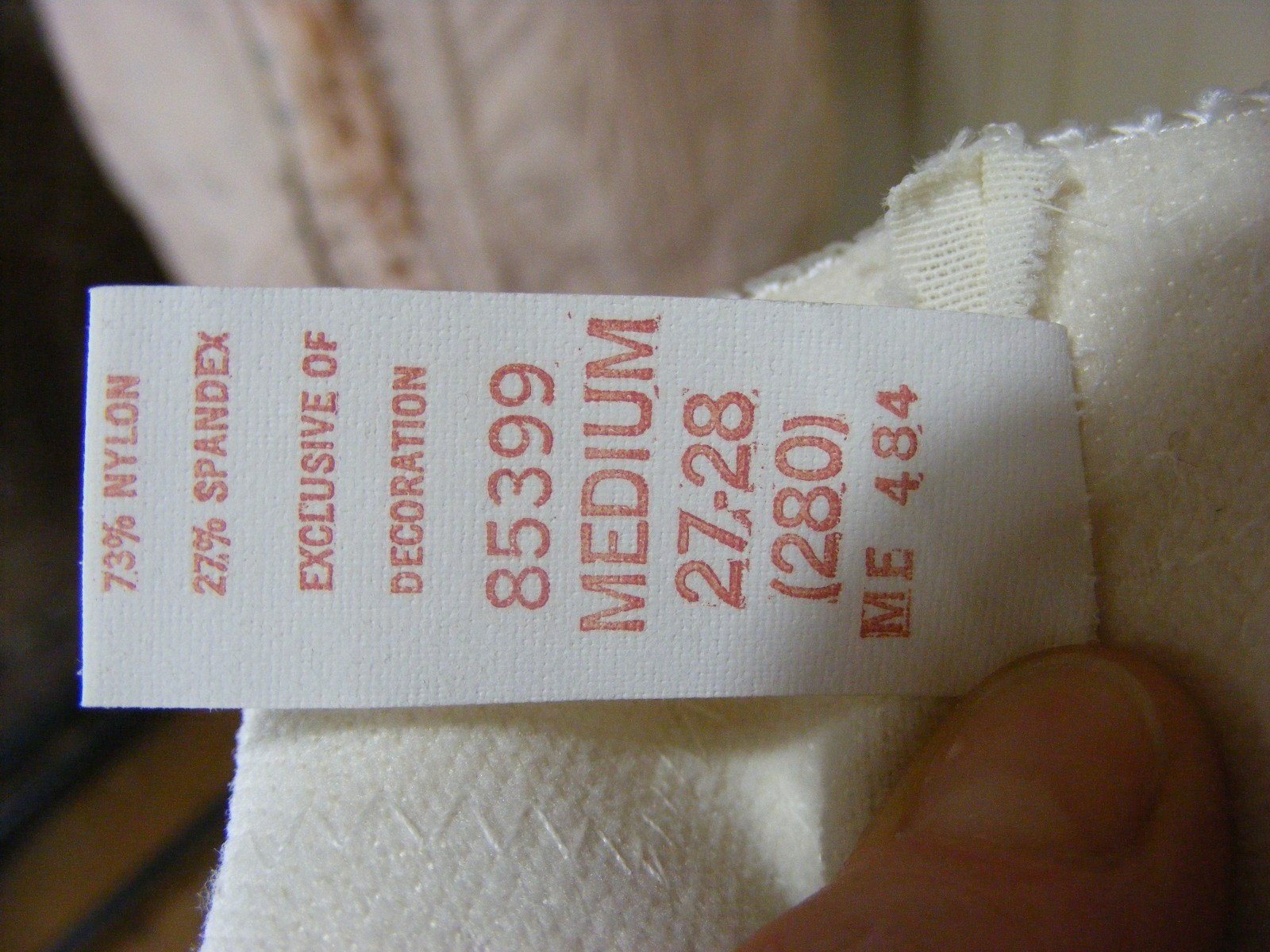 70s PANTS GIRDLE LONG LEG SHAPER SEARS 85399 MED 27-28 ELASTIC SLACKS SMOOTHER