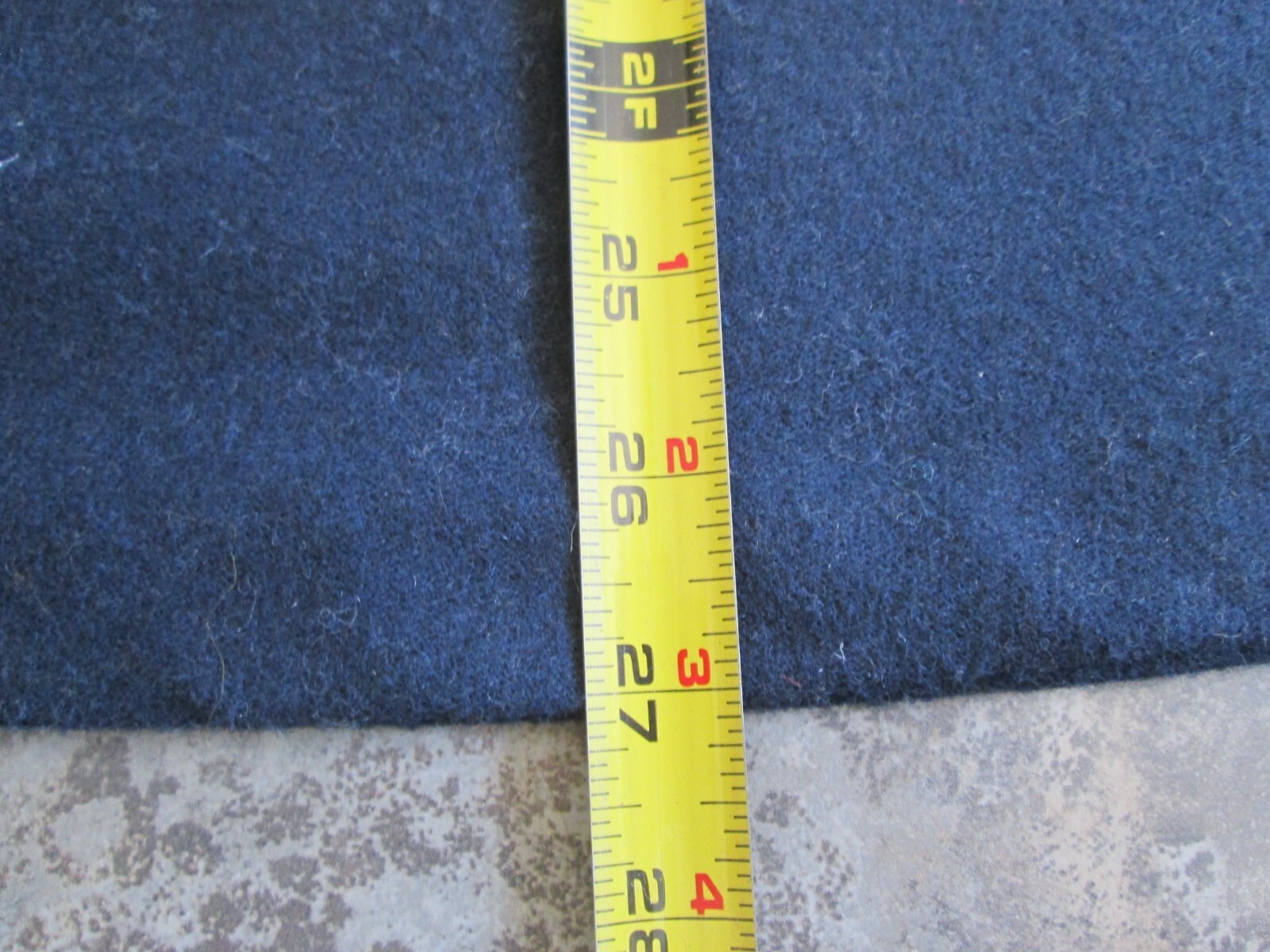Vintage Skirt Liberated Lady California 14 Blue Wool Blend A-Line Swing Dance