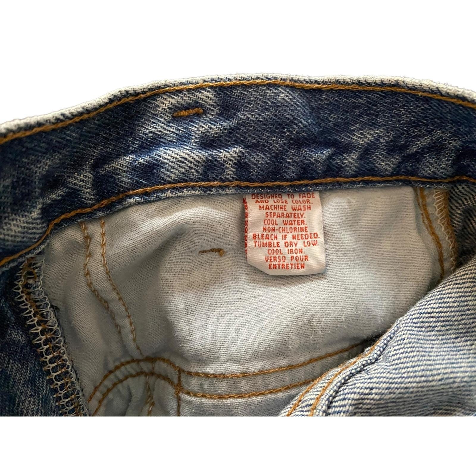 Vintage Marithe Francois Girbaud High Waisted Jeans Blue Petite Size 12 26×26