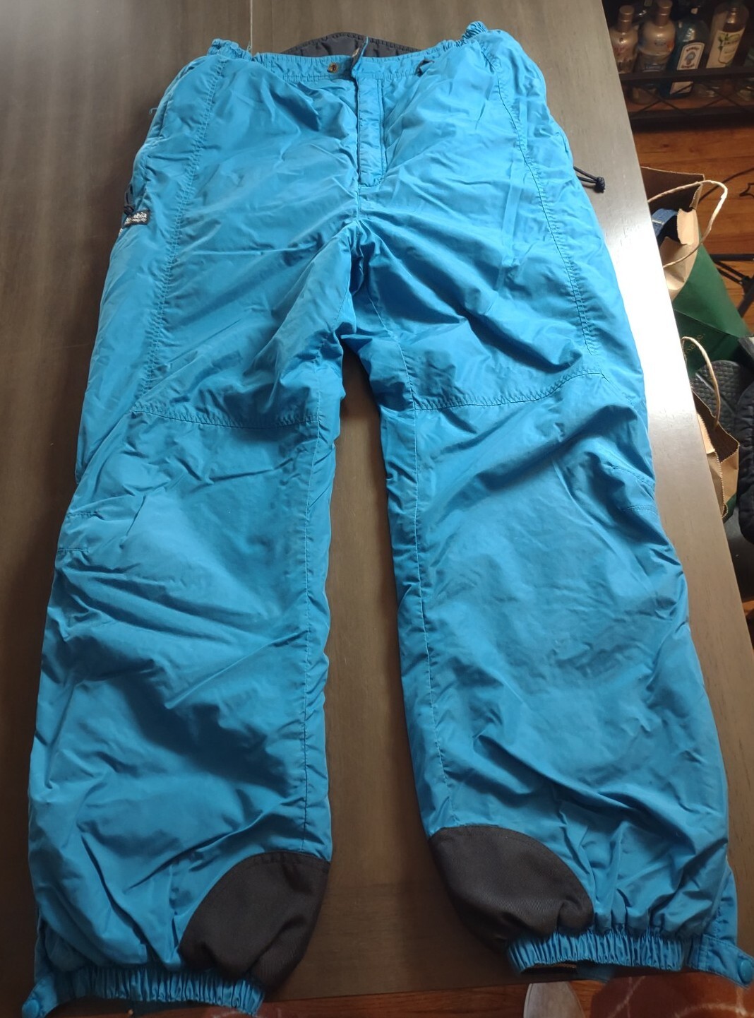 VTG Columbia Bugaboo 3-n-1 Ski Jacket & Pant Set w/ Gloves TealPurpleBlack Sz L