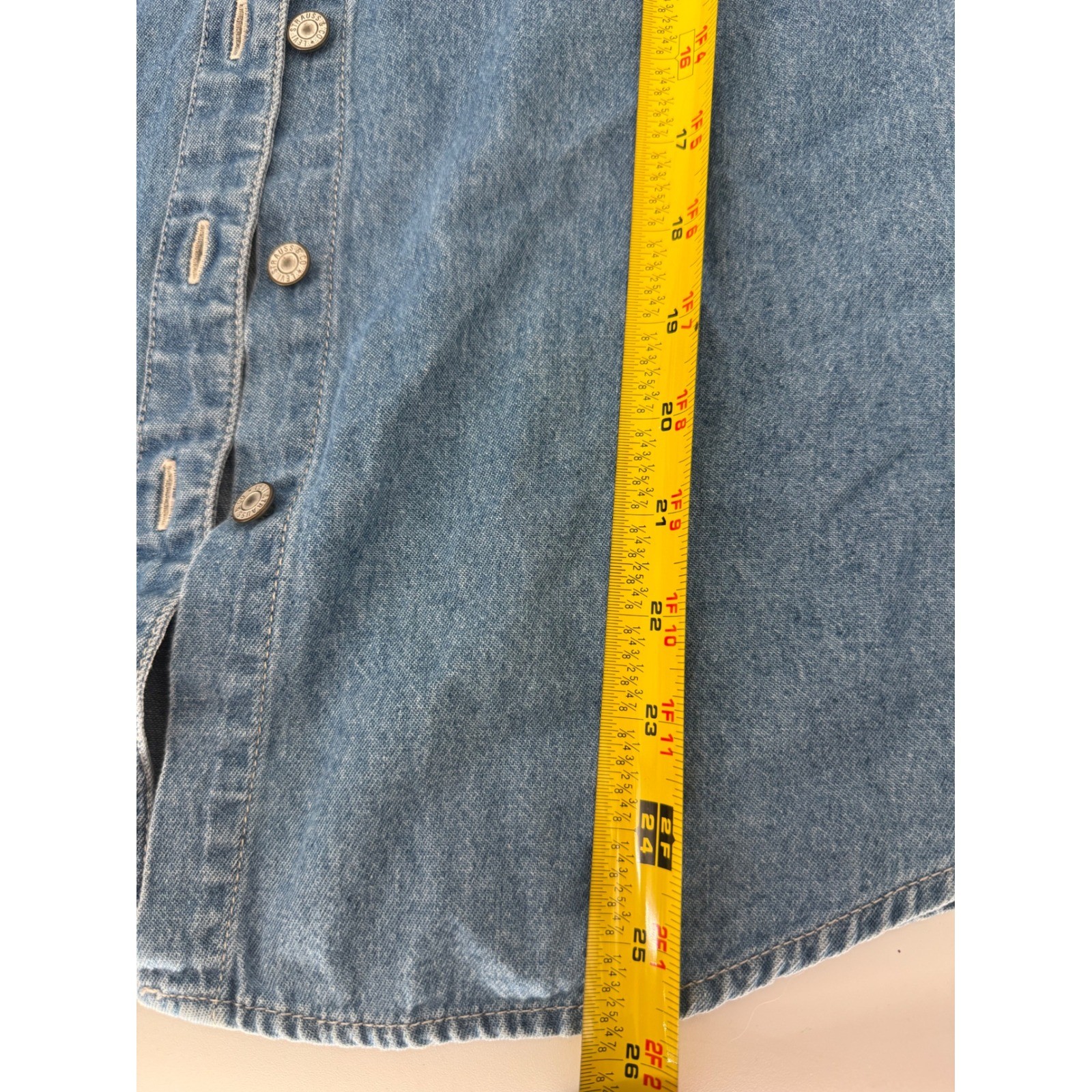VTG Rare Levi’s Jeans Heritage White Tab Denim Vest ’97 Y2K Western Archive READ
