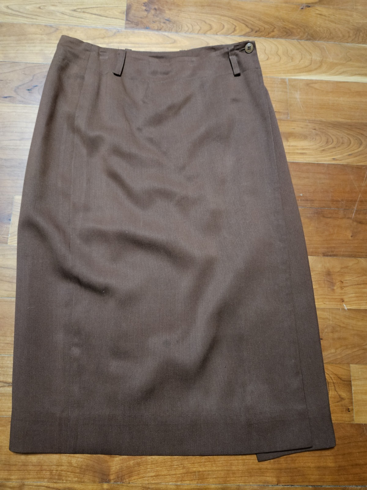 Michael Kors Vintage Pencil Wrap Skirt 100% Silk, Sz 8 Womens