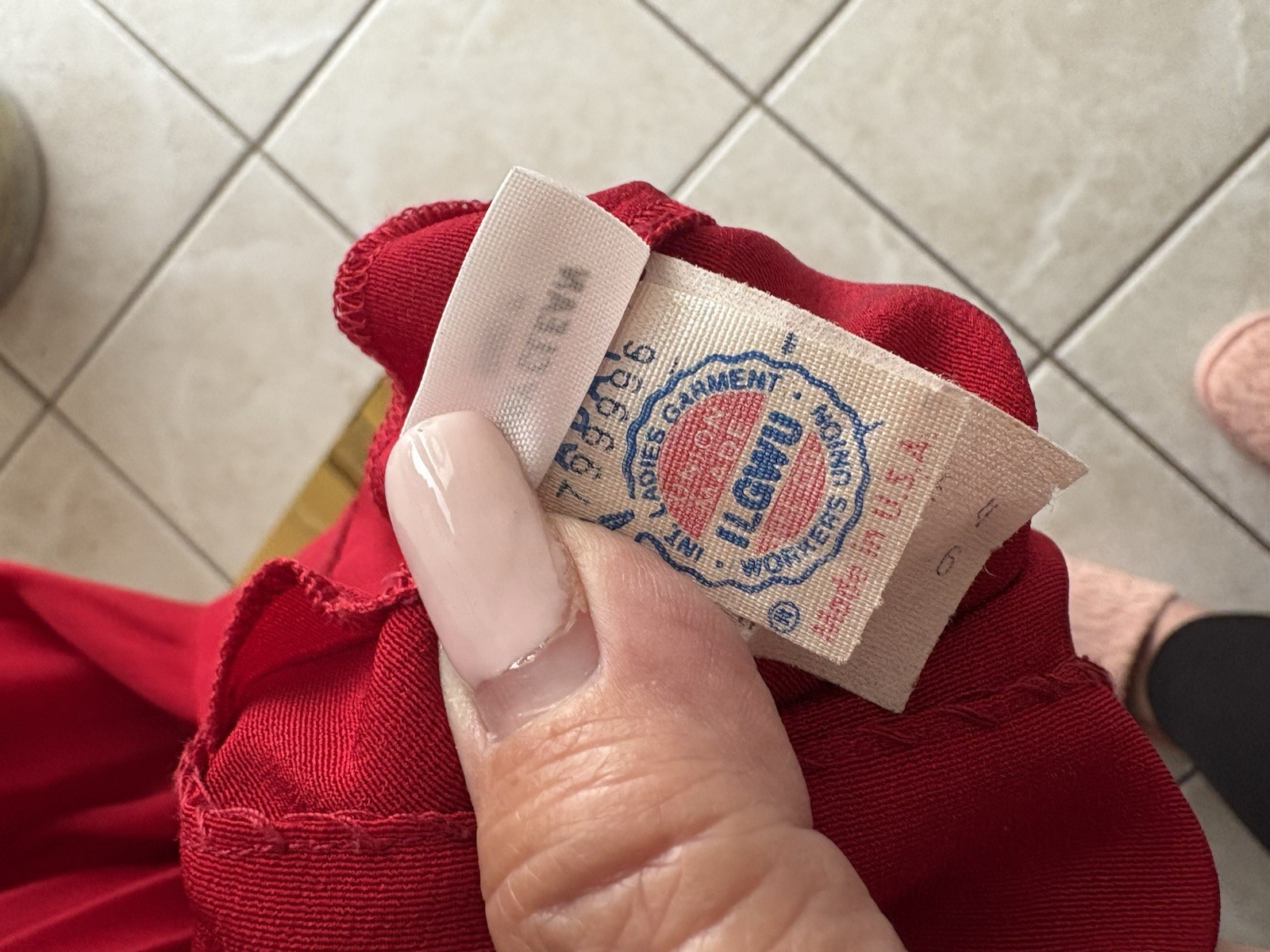 Albert Nipon Vintage Red Dress