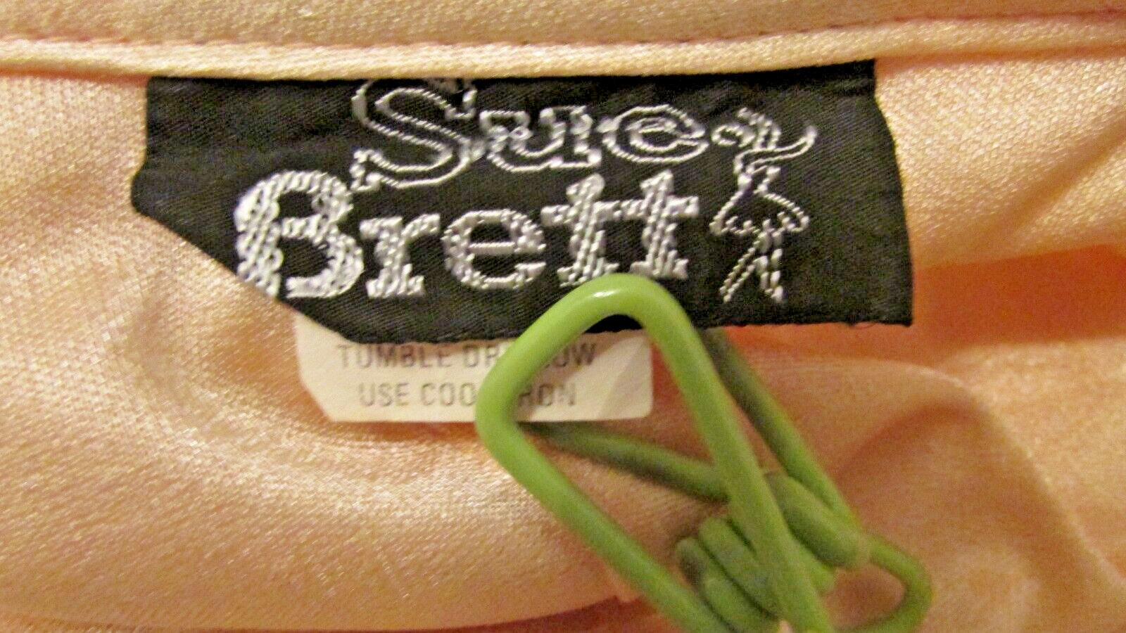 70’s Sue Brett Pleated Blouson Keyhole Disco Dance Clubwear Dress 7/8 USA made