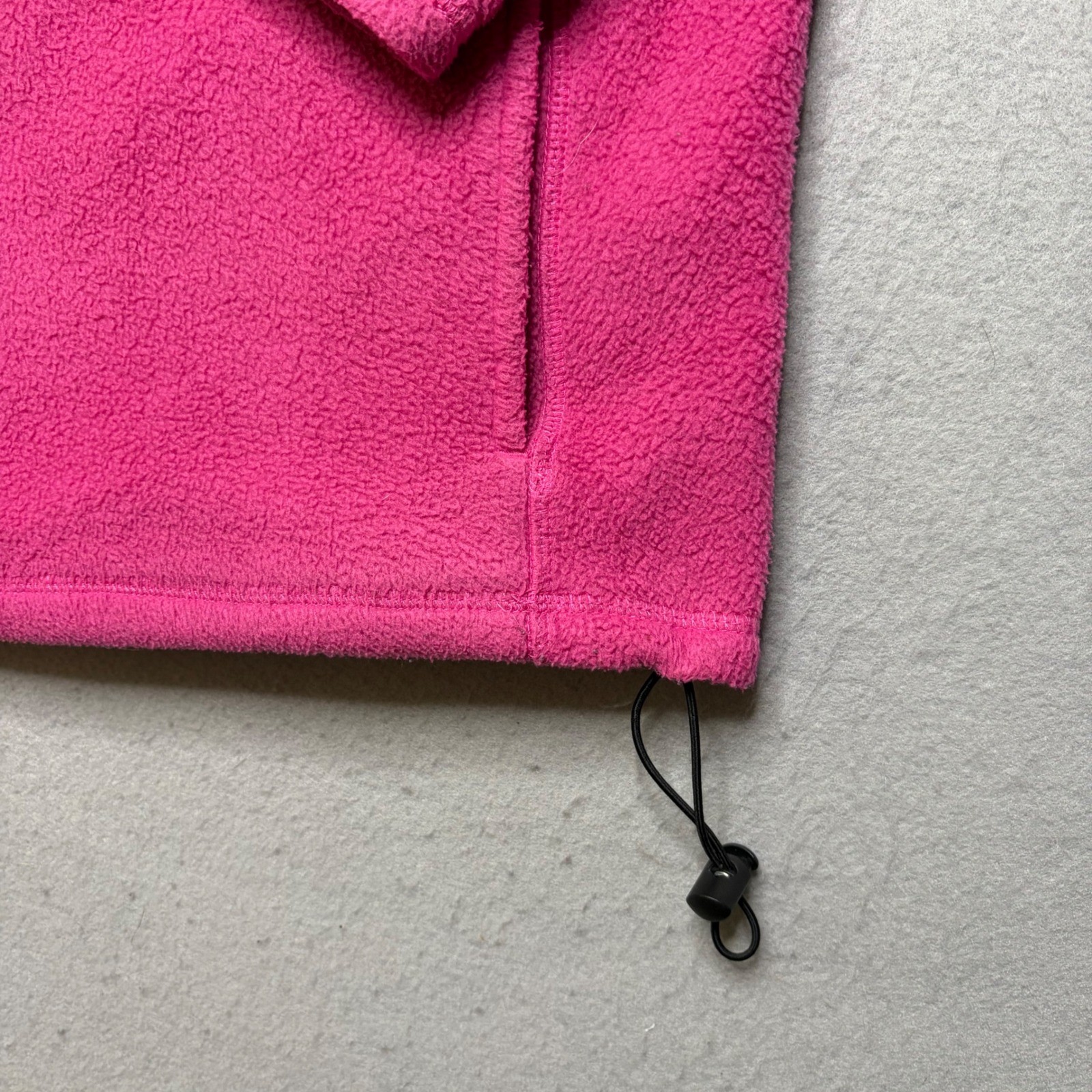 Big Dogs Fleece Pullover Women XS Polar Dogs Sherpa Collar Quarter Zip Vintage