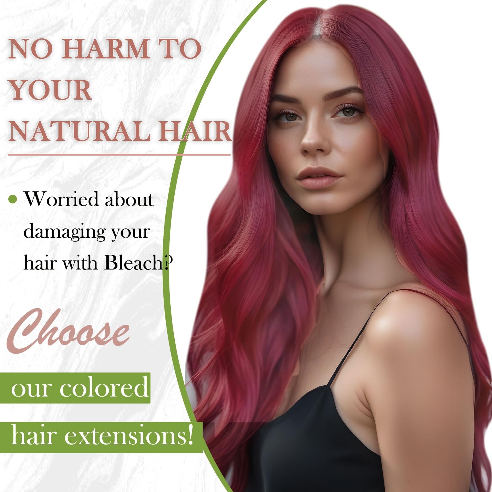 RUNATURE Burgundy Tape in Human Hair Extensions Remy Seamless Skin Weft