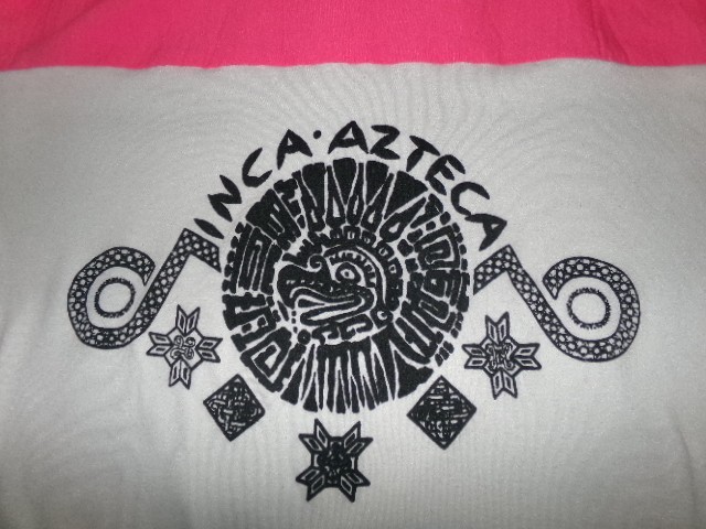 True Vintage 80’s Fluorescent Tribal Ladies Shirt Inca Azteca Alley Cat 2 Brand
