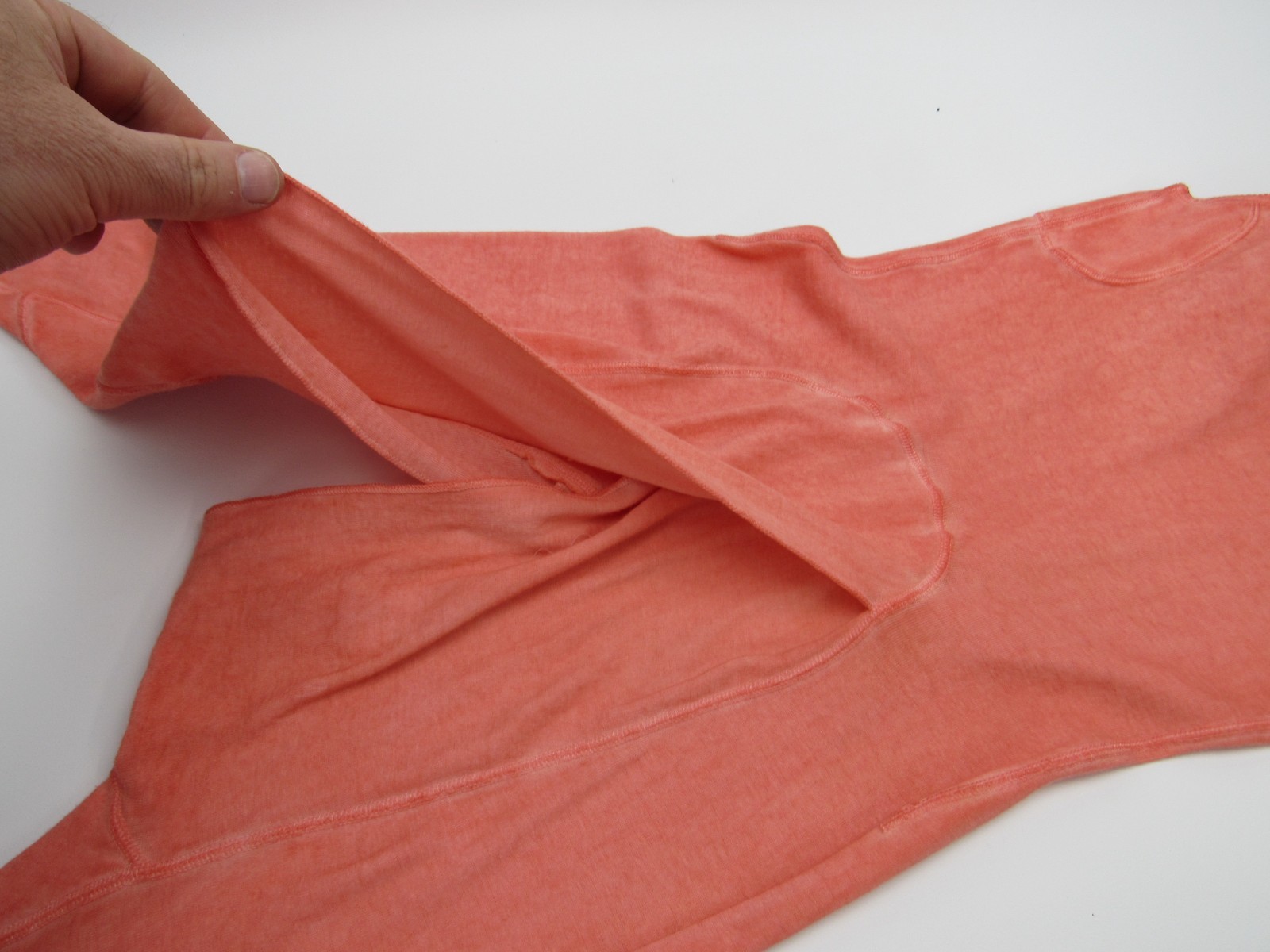 Vintage Union Suit Undergarment Pink Coral Antique One Piece Lot
