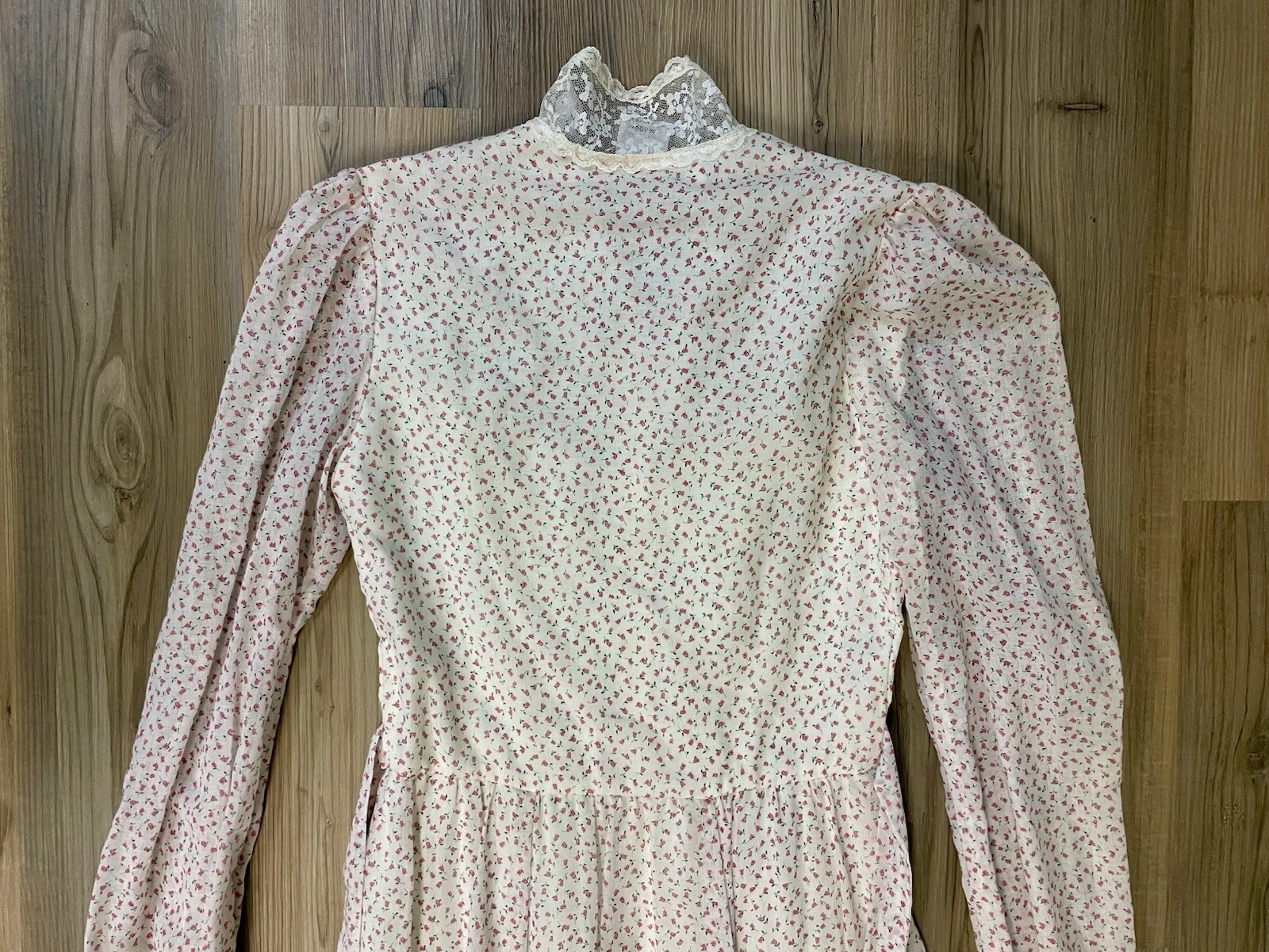 Vintage Mint Condition Gunne Sax By Jessica White Floral Dress