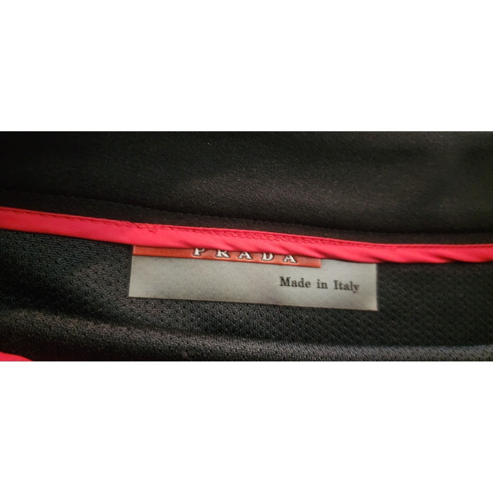 Vintage 1990s Prada Skirt Red Tab Linea Rossa Black A Line