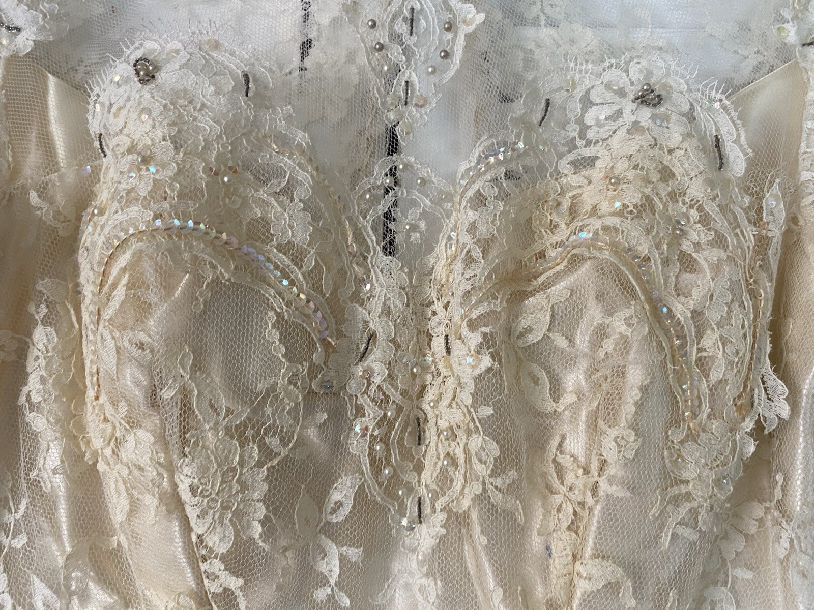 1950’s Tea Length Floral Lace DESIGNER Rockabilly WEDDING PARTY DRESS