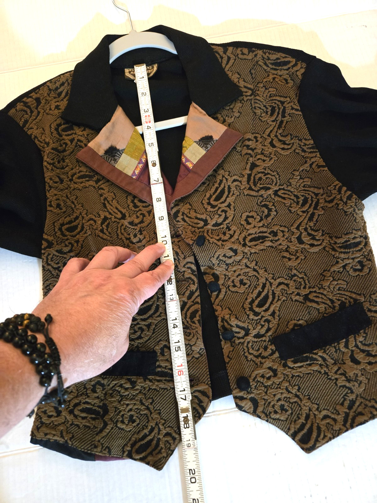 Womens Blazer / Vest with sleeves by LA BONNE RENOMMEE See measurments Vintage